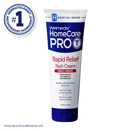Vista 2 de Welmedix HomeCare PRO Crema de Alivio Rápido para Sarpullido en Pañal para Adultos – Crema de Barrera Hidratante Extra Gruesa para Incontinencia