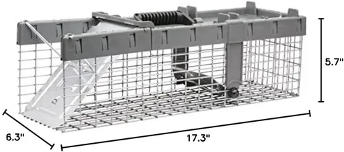 Vista 15 de Havahart Pequeña Trampa Humanitaria de Captura y Liberación de Animales Vivos de 1 Puerta para Ardillas, Comadrejas, Ardillas de Tierra y Otros