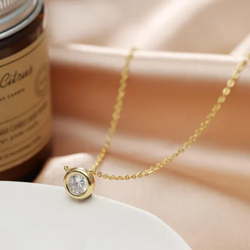 Vista 4 de Collner Collar con colgante de corazón de oro de 14 quilates para mujer, delicado collar de estrella, gargantilla de mal de ojo, collar bohemio