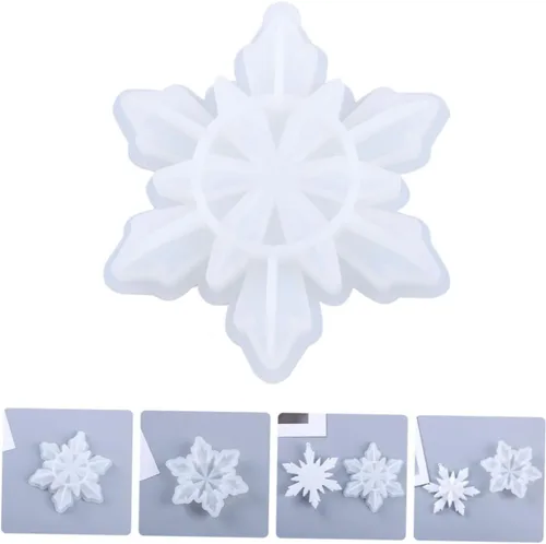 Vista 9 de Encantos de joyería de silicona de copo de nieve cómodos y fáciles de limpiar