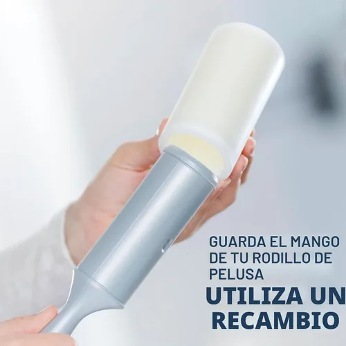 Vista 5 de Scotch-Brite Rodillo de Pelusa Limpieza Diaria, 95 Hojas, Removedor Multiusos de Pelo de Mascotas, Pelusa y Pelillos para Ropa, Muebles, Tapicería