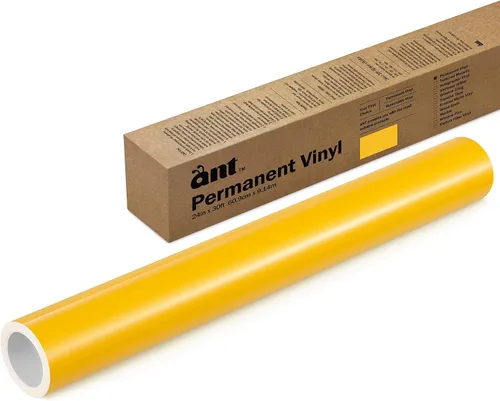 Vista 33 de ANT Melocotón, rollo de vinilo permanente de 24" x 4,5 m, rollo de vinilo adhesivo, para proyecto DIY, calcomanía, pegatina, compatible con Cricut