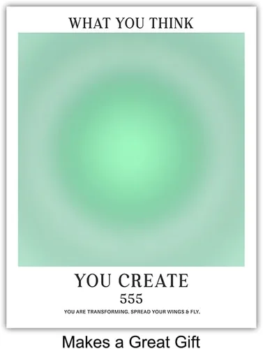 Vista 3 de Decoración de pared de afirmaciones positivas – Arte de pared inspirador – Arte Zen Yoga – Decoración estética de habitación preppy – Decoración
