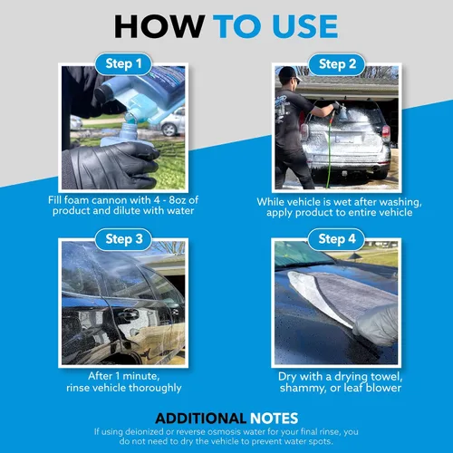 Vista 5 de Image Wash Products Cera de Reemplazo (Espumable) - Protector para Camiones/RVs/Autos/Barcos/Remolques/Equipo. (32 Fl Oz (Paquete de 1))