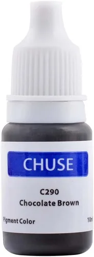 Vista 12 de CHUSE Microblading Ink Pigmento de maquillaje permanente 0.35 oz/0.3 fl oz Pigmento Microblading de tinta para cejas Delineador de ojos (C292 marrón)