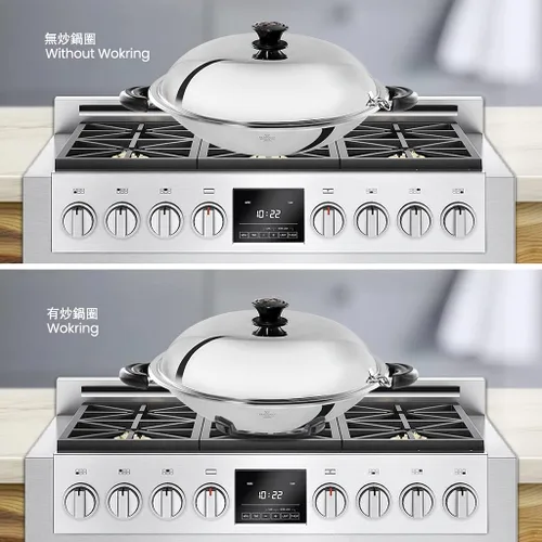 Vista 3 de BUFFALO Utensilios de cocina Wok Ring de hierro fundido
