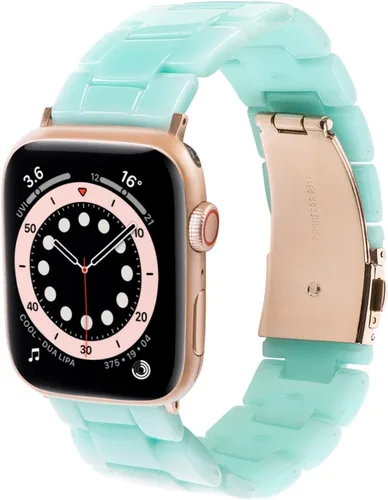 Vista 49 de HOPO Compatible With Apple Watch Band Thin Lightweight Resin Strap Bracelet Fashion Wristband Replacement For iWatch Bands Series Ultra 11 10 9 8 7