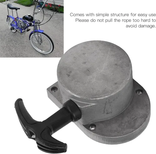 Vista 6 de Kit de motor de bicicleta, bicicleta motorizada eléctrica, montaje de arranque de arranque de motocicleta Reemplazo de aleación de aluminio