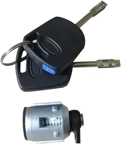 Vista 6 de Kit de llave de giro de cilindro de cerradura de puerta de combustible con 2 llaves compatible con Ford Transit Connect 4 puertas 2.0L 2010 2011