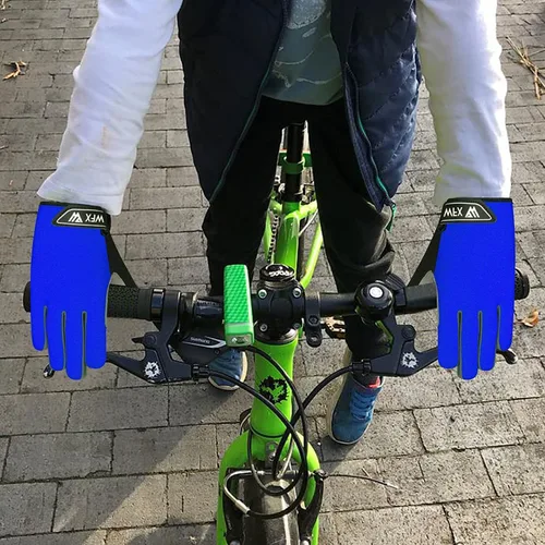 Vista 8 de Guantes de ciclismo para niños pequeños de 8 a 12 años, guantes de jardinería, guantes de ciclismo para niños de 8 a 12 años, guantes de ciclismo
