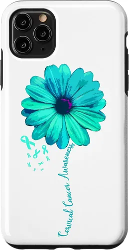 Vista 13 de Cervical Cancer Awareness Family Case Survivor Pretty Gift Case for iPhone 17