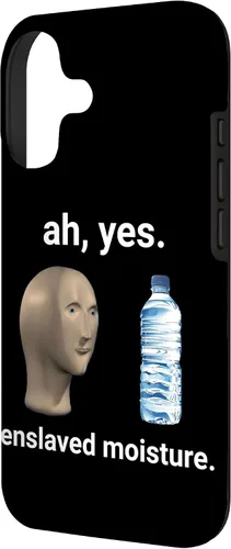 Vista 2 de Ah Yes - Carcasa para iPhone 17, diseño de humedad esclavizada gracias a los memes