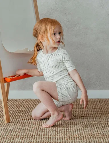 Vista 149 de AVAUMA Conjunto de pijama de algodón para bebés y niñas de 6 meses a 7 años