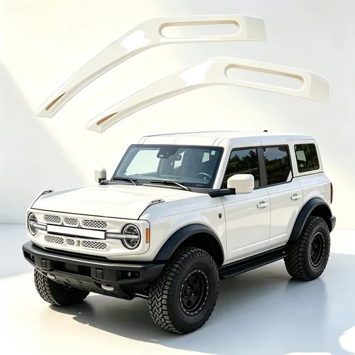 Vista 11 de sukemichi Cubierta de visión de sendero para capó del motor, cubierta de bisagra, manijas de liberación lateral, accesorios exteriores para Ford