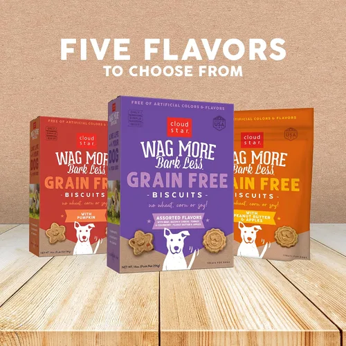 Vista 10 de Cloud Star Wag More Bark Less Crunchy - Golosinas para perros sin granos, queso cheddar, caja de 14 onzas (paquete de 2)