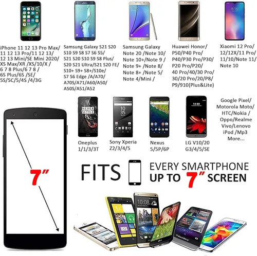 Vista 2 de Soporte para teléfono para correr iPhone 13, 12, 11 Pro Max, XS XR X 8, 7, 6 Plus SE, Mini Galaxy Ultra Edge S21, S20, Note 20, 10, bolsa