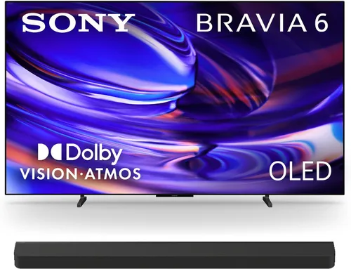 Vista 34 de Sony 65 pulgadas BRAVIA 6 OLED 4K HDR Smart Google TV con Gemini (K-65A60)