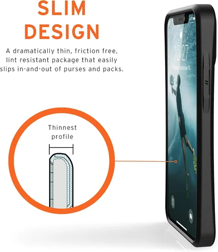 Vista 4 de URBAN ARMOR GEAR UAG - Carcasa para iPhone 11 Pro [pantalla de 5,8 pulgadas] Biodegradable Outback [negro] 100% biodegradable 100% compostable