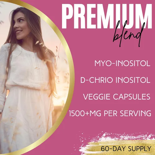 Vista 4 de Lumen Naturals Myo & D-Chiro Inositol Apoyo para Mujeres – Vitamina B8 – 1500 mg por porción – 180 cápsulas – 60 porciones – Sin OMG, sin gluten