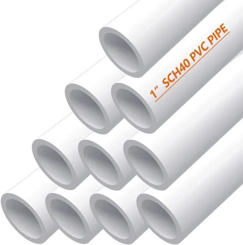 Vista 8 de Tubería de PVC de 1 pulgada de grado para muebles, proyectos de bricolaje de PVC para el hogar, jardín, invernadero, granja y taller, Sch. 40 blanco