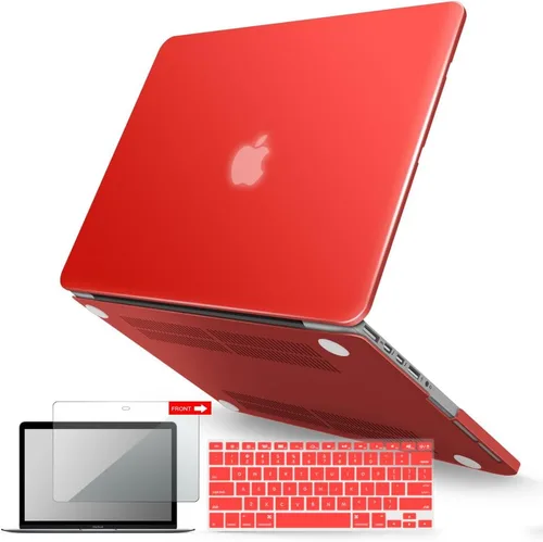 Vista 31 de IBENZER Compatible con MacBook Pro de 13 pulgadas 2015 2014 2013 finales 2012 A1502 A1425, carcasa rígida y cubierta de teclado y protector