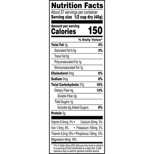 Vista 8 de Quaker Avena rápida de 1 minuto, proyecto verificado sin OMG, 2.5 libras (paquete de 2)