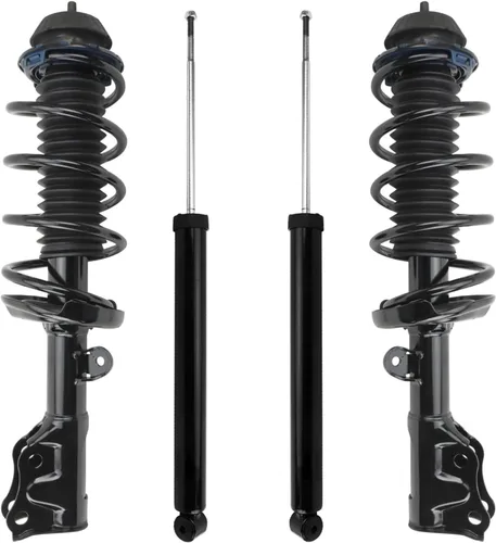 Vista 66 de Detroit Axle - Puntales y Amortiguadores para Chevy Traverse Buick Enclave GMC Acadia Saturn Outlook 2007-2012, 2 puntales delanteros con resorte