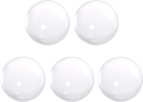 Vista 4 de uxcell Bola de malabarismo de contacto acrílico transparente - 0.787 in, 5 piezas