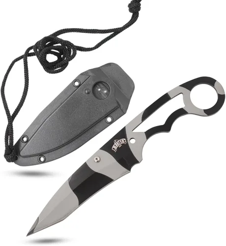 Vista 9 de Master USA MU-1119 Series Cuchillo táctico de cuello, 6.75 pulgadas en total