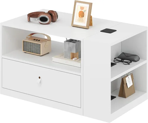 Vista 14 de FLEXISPOT H7 CAB - Escritorio para computadora de pie y sentado en altura ajustable con almacenamiento, escritorio neumático para laptop con cajón