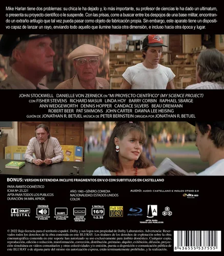 Vista 2 de Mi Proyecto Científico BD 1985 My Science Project [Blu-ray] [Import]