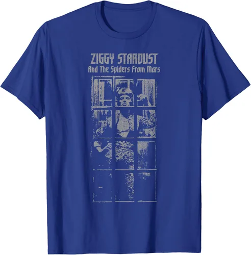 Vista 21 de David Bowie - Camiseta And The Spiders From Mars Faded, Negro
