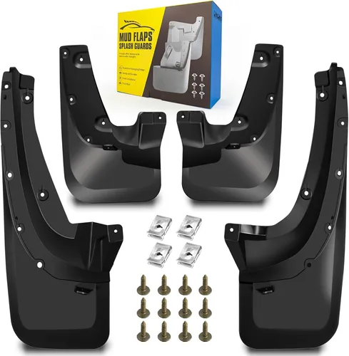 Vista 21 de Aleta de lodo Compatible con 2009-2010 Do-dge Ram 1500/2500/3500, 11-18 Ram 1500/2500/3500, Compatible con ruedas traseras simples, No es compatible