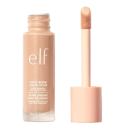 Vista 11 de e.l.f. Filtro líquido Halo Glow, potenciador de tez para un aspecto brillante y suave de enfoque, infundido con ácido hialurónico, vegano y libre