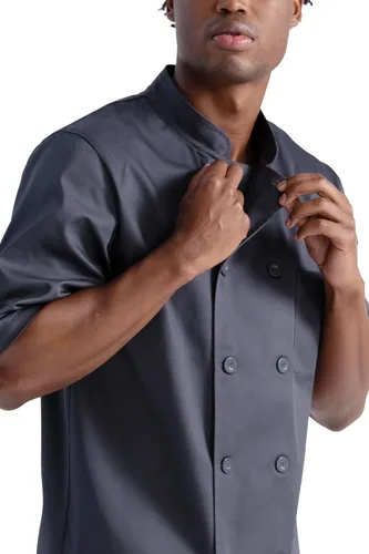 Vista 3 de Chef Works Chaqueta de Chef Unisex Volnay Carbón