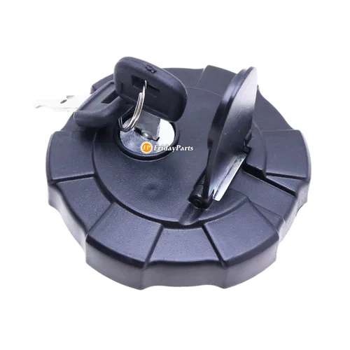 Vista 4 de FridayParts - Tapa del depósito de combustible con llaves 459A RD41151122 RD411-51122 compatible con excavadora Kubota SVL75-2 KX41-3 KX91-3S