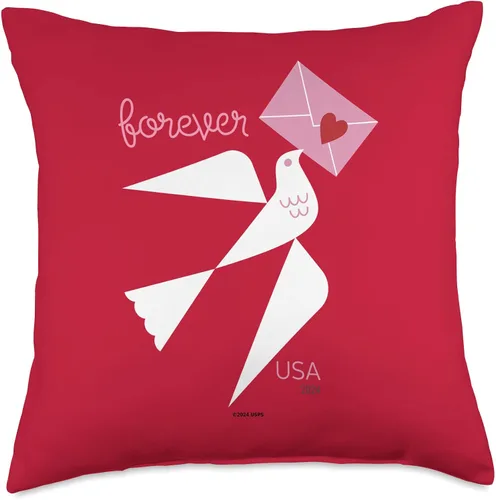 Vista 5 de USPS Love Bird - Almohada para el día de San Valentín