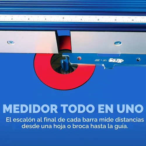 Vista 7 de Kreg PRS3400, juego de 7 barras calibre de precisión