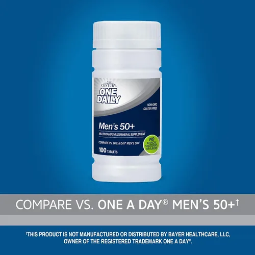 Vista 2 de 21st Century One Daily Men's 50+ Tablets, 100