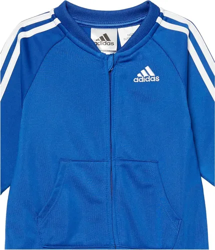 Vista 3 de adidas Mono de punto de manga larga con 3 rayas para niños