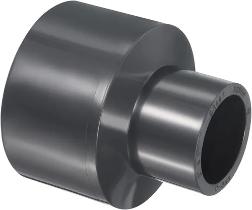 Vista 9 de PATIKIL UPVC Reductor de tubería de montaje de 1-1/2 "x 1" Socket Schedule 80, conector adaptador de acoplamiento recto, gris