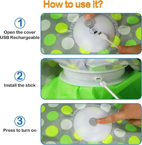 Vista 11 de umosis Juguetes interactivos para gatos recargables, moviendo plumas ocultas, chirriante de ratón real, juguete activado por tacto, juguetes
