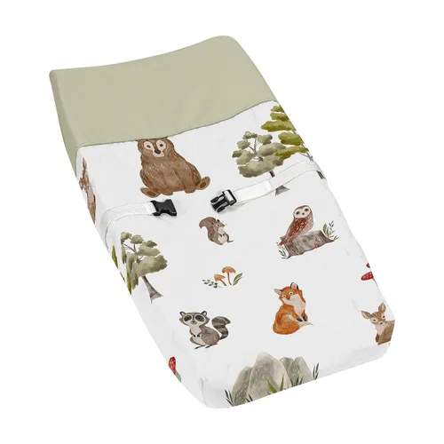 Vista 9 de Funda para cambiador para colección de acuarela Bear Mountain de Sweet Jojo Designs