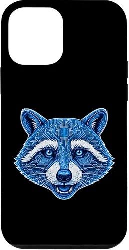 Vista 16 de Raccoon Electronic Computer Circuit CPU Art Case for iPhone 17