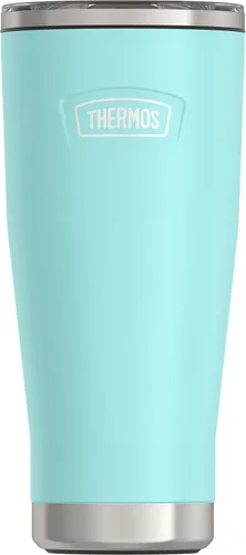 Vista 18 de THERMOS ICON SERIES, vaso de acero inoxidable con cierre deslizante, 18 onzas, carmesí