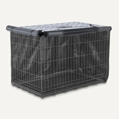 Vista 3 de Cubierta para Jaula de Perro Amazon Basics para Jaula de Alambre de 36 Pulgadas, Cubierta para Perrera