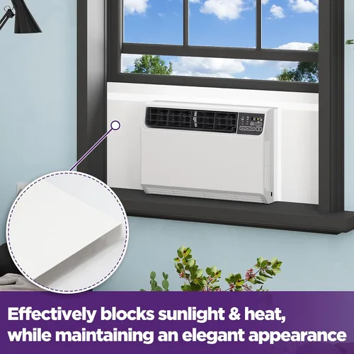 Vista 6 de Mxclimate Paneles de espuma con aislamiento de CA para ventana con respaldo de reflexión de calor de papel de aluminio, buen sellado, kit de paneles
