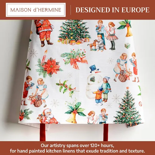 Vista 191 de Maison d' Hermine Delantales para mujer con bolsillo, 100% algodón (27.50 x 31.50 pulgadas)