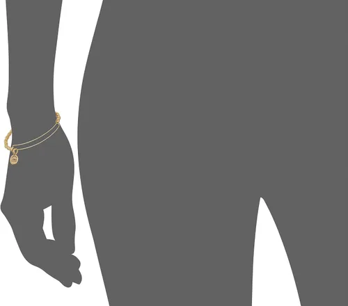 Vista 2 de Alex and Ani Brazalete Bar Jordan Ampliable Alambre Pulsera, 7.75