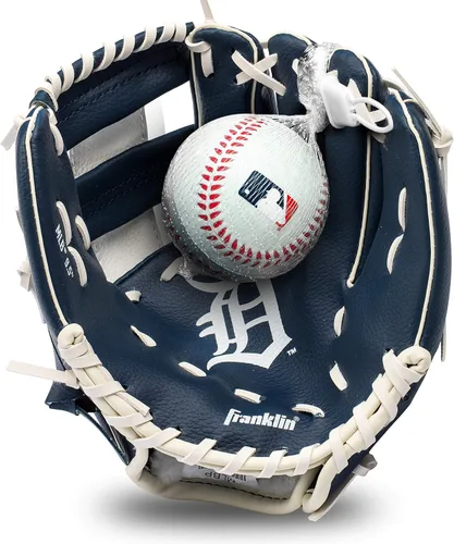 Vista 25 de Franklin Sports MLB Youth Teeball Glove and Ball Set - Kids Baseball and Teeball - Perfect First Kids Glove - 9.5